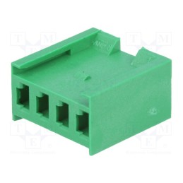 2 pcs x TE Connectivity - 280591 - Plug, wire-board, female, AMPMODU MOD I, 3.96mm, PIN: 4, for cable