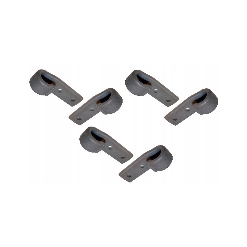 Polyamide tarpaulin rope hook, 6 pcs