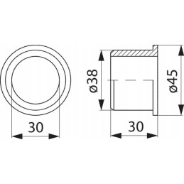 Pick-up sleeve 30x38x30 vf06571309