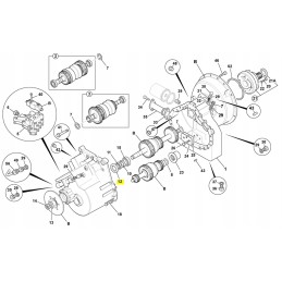Gearbox seal JCB Kop Lad 904 05100