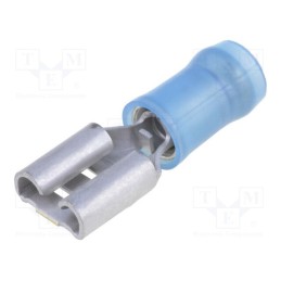 2 pcs x TE Connectivity - 640905-1 - Terminal: flat, 6.3mm, 0.8mm, female, 1.25÷2mm2, crimped, for cable