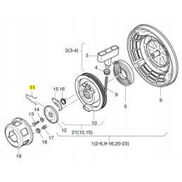 Hatz 1b20 1b30 starter protection 05044901