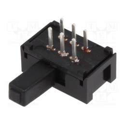 1 pcs x KNITTER-SWITCH - MFP 261 N-RA - Switch: slide, Pos: 2, SPDT, 0.3A/30VDC, ON-ON, PCB,THT, -10÷50°C
