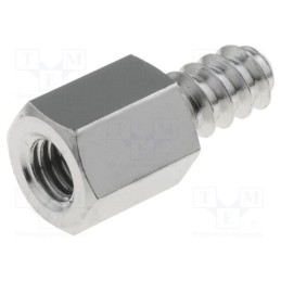 10 pcs x DREMEC - 216ST4.2X08 - Screwed spacer sleeve, 8mm, Int.thread: M4, Ext.thread: ST4,2