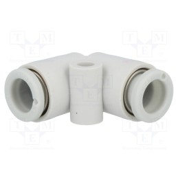 1 pcs x SMC-KQ2L06-00A - Push-in fitting, angled 90°, -1÷10bar, polypropylene, -5÷60°C