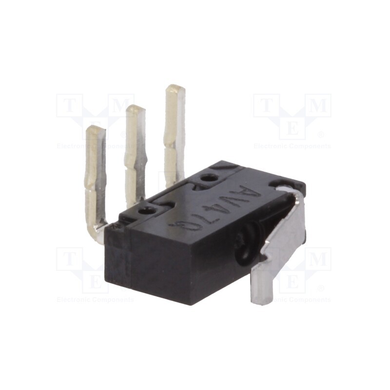 1 pcs x PANASONIC - AV4644 - Microswitch SNAP ACTION, 0.5A/30VDC, SPDT, Rcont max: 200mΩ, IP40