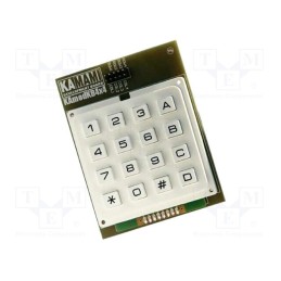 1 pcs x KAMAMI - KAMODKB4X4 - 16-button 4x4 matrix keyboard module, pin header, PIN: 2x5