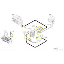Yanmar nipple sv85 sv120 tw75 tw85 tw95 tw110