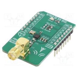 1 pcs x MIKROE - ISM RX 2 CLICK - Click board, RF, GPIO,UART, Si4356, prototype board, 3.3VDC