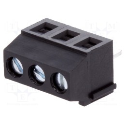 2 pcs x DEGSON ELECTRONICS - DG381-3.81-03P-13-00AH - PCB terminal block, angled 90°, 3.81mm, ways: 3, on PCBs, 1.5mm2