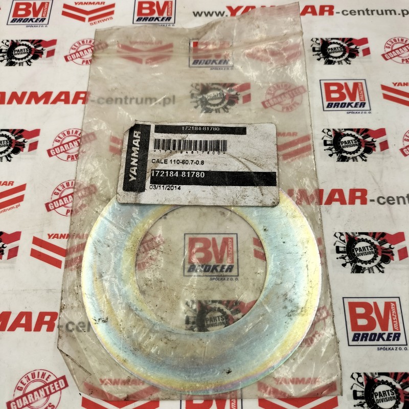 Yanmar washer 60x110x0 8 vio30 vio80u sv22 sv26