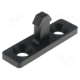 10 pcs x ESSENTRA - DLS-2 - Latch, 15mm, Body: black