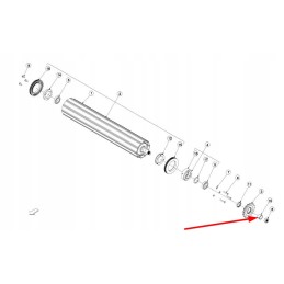 Cmh00507 gear bushing fight 39 x 56 x 33