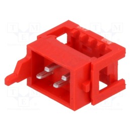 2 pcs x TE Connectivity - 215083-4 - Micro-MaTch, plug, male, PIN: 4, IDC, for ribbon cable, Layout: 2x2