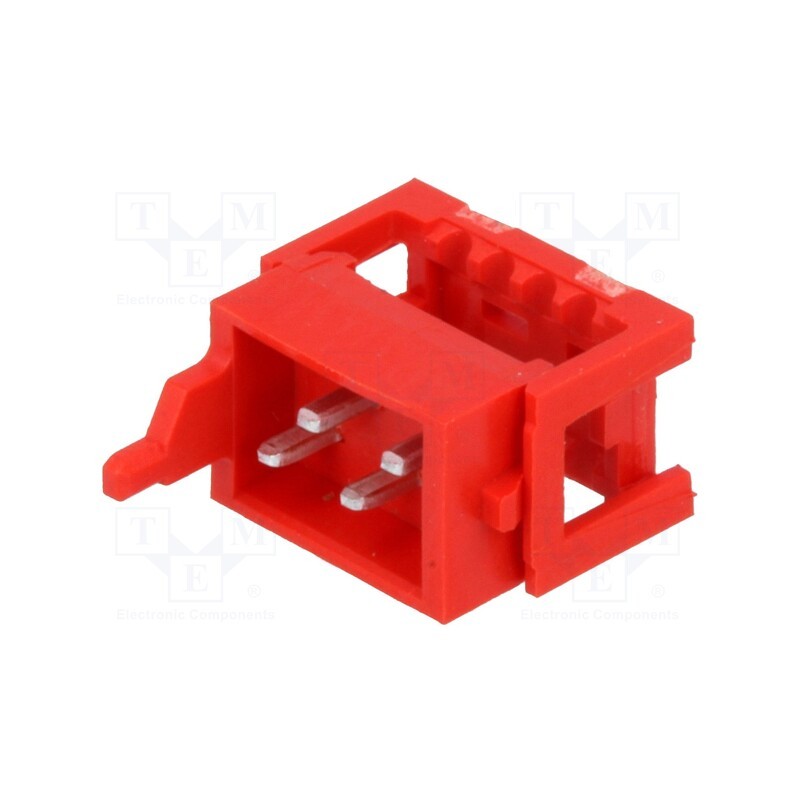 2 pcs x TE Connectivity - 215083-4 - Micro-MaTch, plug, male, PIN: 4, IDC, for ribbon cable, Layout: 2x2