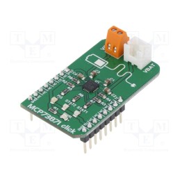 1 pcs x MIKROE - MCP73871 CLICK - Click board, charger, GPIO, MCP73871, prototype board, 5VDC