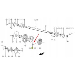 813569 0 knotter cam disc cover