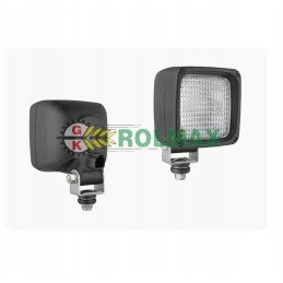 Halogen work lamp with built-in deut connector