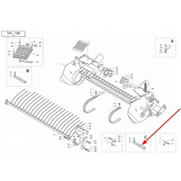 B0c3p0083r right screw scraper