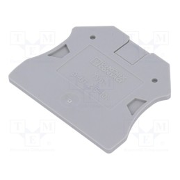 2 pcs x PHOENIX CONTACT - D-UT 2,5/10 3047028 - End piece, polyamide, UT