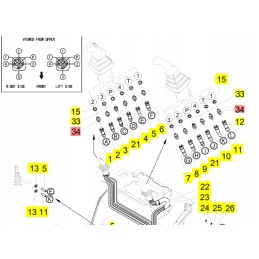 Yanmar hydraulic connector b7 6 sv15vt sv100 2a