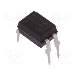 1 pcs x VISHAY - SFH610A-2X001 - Optocoupler, THT, Ch: 1, OUT: transistor, Uinsul: 5.3kV, Uce: 70V