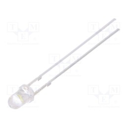 1 pcs x OPTOSUPPLY - OSG74L3131A - LED, 3mm, green (fluorescent green), 10000÷12000mcd, 30°, 6.5÷7lm