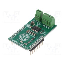 1 pcs x MIKROE - BRUSHLESS 3 CLICK - Click board, brushless motor driver, GPIO,I2C, DRV10983