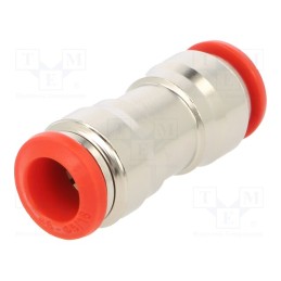 1 pcs x AIGNEP-50040 8 - Push-in fitting, straight,inline splice, -0.99÷20bar, -20÷80°C