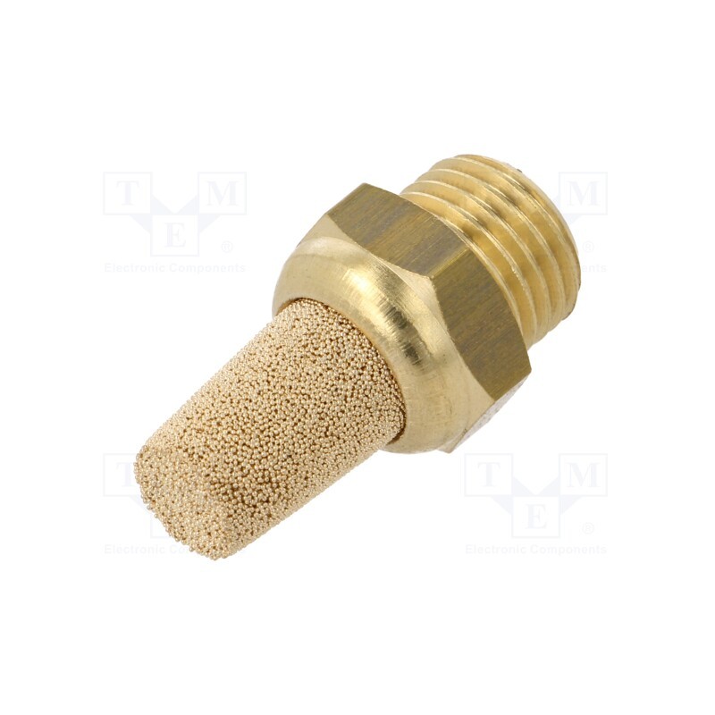 1 pcs x PNEUMAT-1873699 - Sound suppression silencer, Thread: G 1/4', sintered bronze