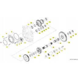 Yanmar crankshaft o ring tl70s tl80 v8 v80