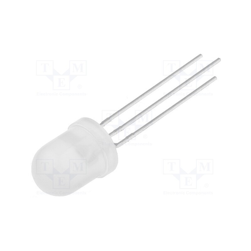 1 pcs x KINGBRIGHT ELECTRONIC - L-799SURKCGKW - LED, 8mm, red/green, 50°, Front: convex, 1.95÷2.5/2.1÷2.5V