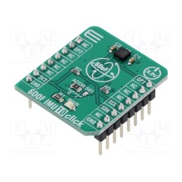 1 pcs x MIKROE - 6DOF IMU 10 CLICK - Click board, accelerometer,magnetometer, GPIO,I2C, KMX62-1031