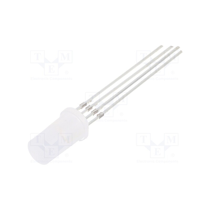 1 pcs x OPTOSUPPLY - OSTAMC5TE2A - LED, 5mm, RGB, 140°, Front: flat, 1.8÷2.6/2.8÷3.6/2.8÷3.6V, round