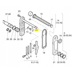 Hatz crank mechanism spring 03954900