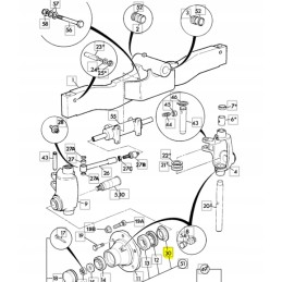 Bridge axle bushing JCB backhoe loader 904 06201