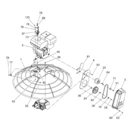 Wacker ct vpg V-belt 0088866