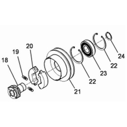Wacker vpa clutch spring 0054527
