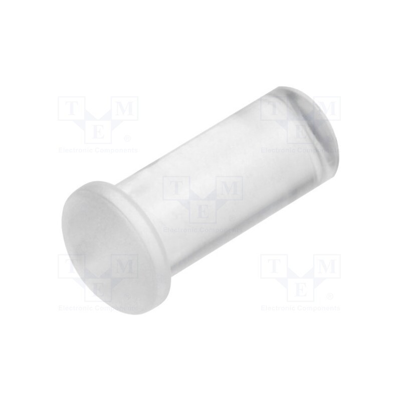 1 pcs x BIVAR - PLP5-2-350 - Fiber for LED, round, Ø5mm, Front: convex, straight