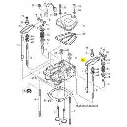 Hatz 1b40 1b50 valve lever 05146701
