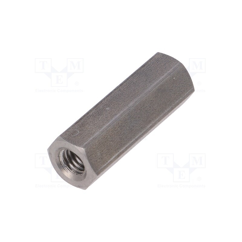 10 pcs x DREMEC - 149X30 - Screwed spacer sleeve, 30mm, Int.thread: M6, hexagonal