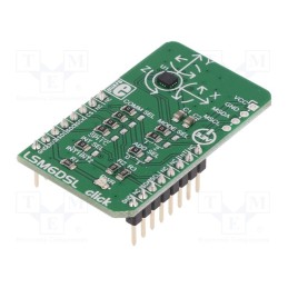 1 pcs x MIKROE - LSM6DSL CLICK - Click board, accelerometer,gyroscope, I2C,SPI, LSM6DS3, 3.3VDC