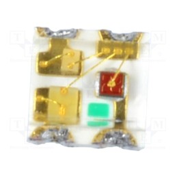 1 pcs x KINGBRIGHT ELECTRONIC - KPTF-1616RGBC13 - LED, SMD, 0605, RGB, 1.6x1.6x0.7mm, 120°, 2.2÷2.8/3.2÷4/3.2÷4V