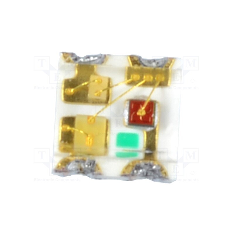 1 pcs x KINGBRIGHT ELECTRONIC - KPTF-1616RGBC13 - LED, SMD, 0605, RGB, 1.6x1.6x0.7mm, 120°, 2.2÷2.8/3.2÷4/3.2÷4V