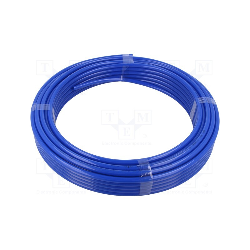 1 pcs x PNEUMAT-259.02SB-25 - Pneumatic tubing, max.6bar, L: 25m, polyetylene, Economy, blue
