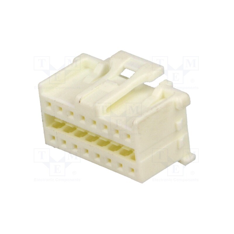 2 pcs x MOLEX - 513531600 - Plug, wire-board, female, MicroClasp, 2mm, PIN: 16, w/o contacts