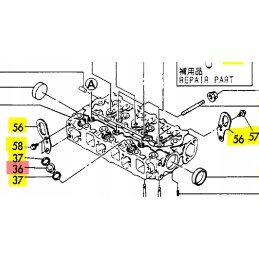 Yanmar thermal injection washer 11960011450