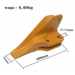 Komatsu left side tooth