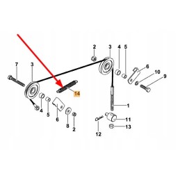 Bg8876036 knife tensioner spring