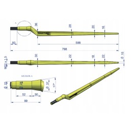 800mm warynski round loader